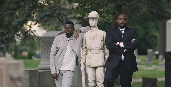 widows film review statue