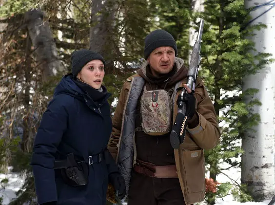 wind river film review renner olsen