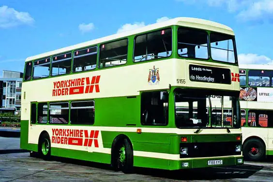 yorkshire rider buses history 5155, c.1998