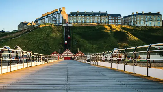 yorkshire's pleasure piers Saltburn Pier today